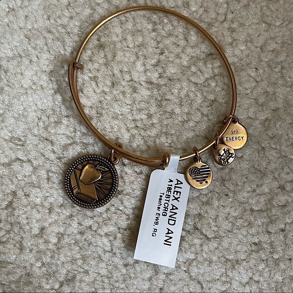 *NWT* ALEX AND ANI Teacher Charm Bangle